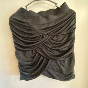 Black Ruched skirt by H&M Divided
